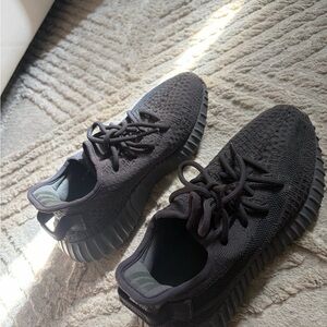 Yeezy Black Knit Athletic Sneakers